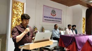 Elected as President of Indian Medical Association, Mahasamund District